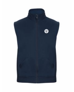 Woodstock Crest Sleeveless Zipper Jacket